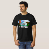 クラシックトラックと景色のGMech Tシャツ (正面フル)