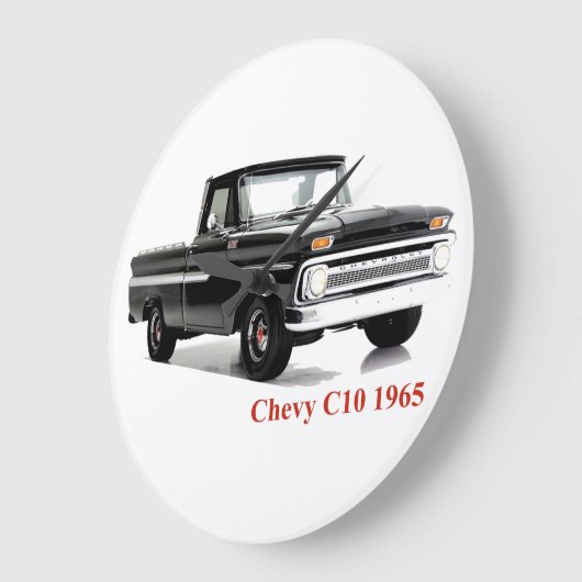 クラシックトラックの丸 – 大壁 – 時計用イメージ ラージ壁時計 (傾斜)