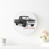 クラシックトラックの丸 – 大壁 – 時計用イメージ ラージ壁時計 (ホーム)