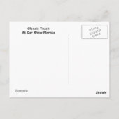 クラシックトラックはがき ポストカード (裏面)