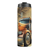 クラシックトラックバーンアメリカン国旗 タンブラー (正面)