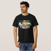 クラシックトラック、素晴らしい風景 - GMech Tシャツ (正面フル)