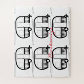 クラシックトラベルトレーラーキャラバンサンダー_コーブ ジグソーパズル (縦)