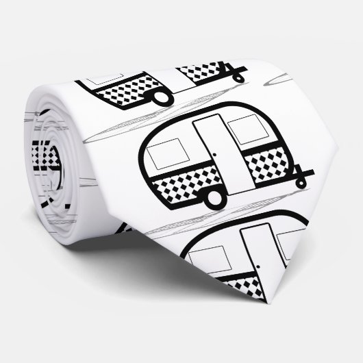 クラシックトラベルトレーラーキャラバンサンダー_コーブ ネクタイ (ロール)