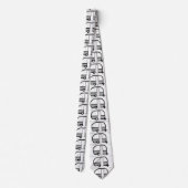 クラシックトラベルトレーラーキャラバンサンダー_コーブ ネクタイ (裏面)