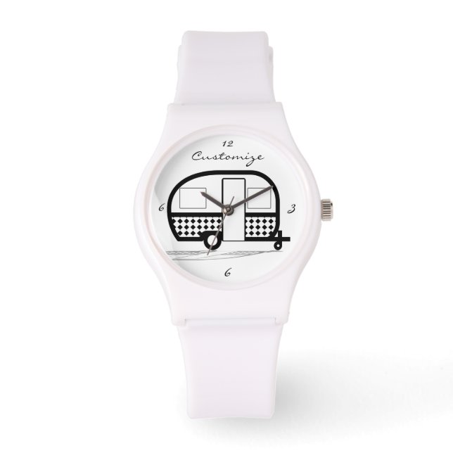 クラシックトラベルトレーラーキャラバンサンダー_コーブ 腕時計 (正面)