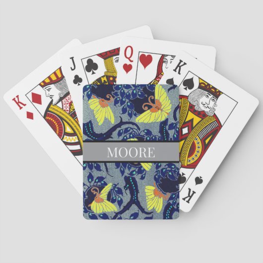 クラシックトランプ名前をカスタムする日本のデザイン トランプ (裏面)