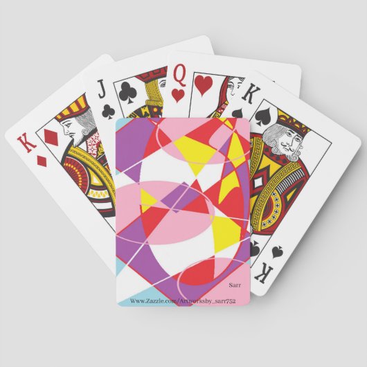 クラシックトランプ:抽象芸術 トランプ (裏面)