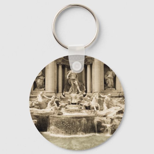クラシックトレビファウンテンローマ キーホルダー (正面)
