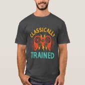 クラシックトレーニングを受けたゲーマー ビデオゲーム PCゲーミング ギフト Tシャツ (正面)
