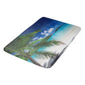 クラシックトロピカルアイランドビーチ楽園 バスマット (アングル)