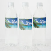 クラシックトロピカルアイランドビーチ楽園 ペットボトルラベル (ボトル)