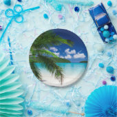 クラシックトロピカルアイランドビーチ楽園 ペーパープレート (パーティー)