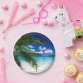 クラシックトロピカルアイランドビーチ楽園 ペーパープレート (パーティー)