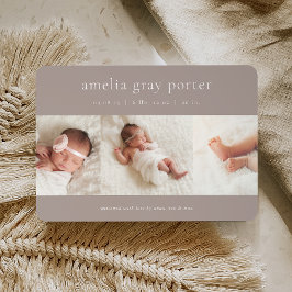 クラシックト |写真のコラージュ 案内状