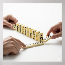 クラシックドミノデザイン ポスター