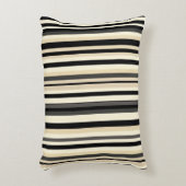 クラシックニュートラルストライプ枕 アクセントクッション (正面(垂直))