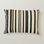 クラシックニュートラルストライプ枕 アクセントクッション (裏面)
