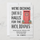 クラシックニューホームアドレスホリデークリスマスカード シーズンカード (正面)