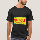 クラシックニューメキシコ免許プレートBURQUE Tシャツ (正面)