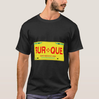 クラシックニューメキシコ免許プレートBURQUE Tシャツ