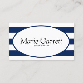 クラシックネイビストライプー 名刺