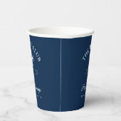 クラシックネイビーバチェロレッテ 紙コップ (右)