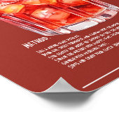 クラシックネグロニレシピバー ポスター (角)