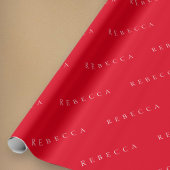 クラシックネーム（または単語） ラッピングペーパー