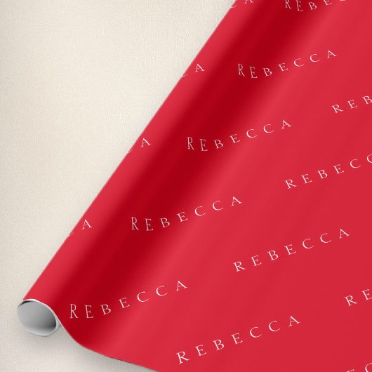 クラシックネーム（または単語） ラッピングペーパー