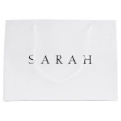 クラシックネーム（または単語） ラージペーパーバッグ (正面)