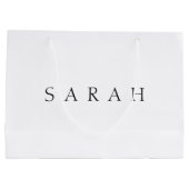 クラシックネーム（または単語） ラージペーパーバッグ (裏面)