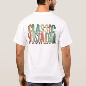 「クラシックノスタルジア」 i tシャツ (裏面)