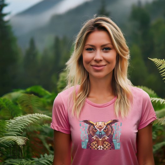 クラシックノーブル素晴らしフクロウ公式ソルトギア Tシャツ