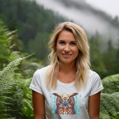 クラシックノーブル素晴らしホーレンフクロウポートレートウードー Tシャツ