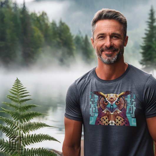 クラシックノーブル素晴らしホーレンフクロウポートレートウードー Tシャツ