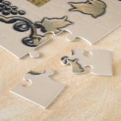 クラシックハヌカ(ユダヤ教)メノラーパズル華美縁ど ジグソーパズル (側面)