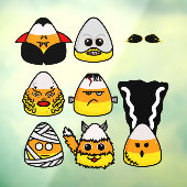 クラシックハリウッドモンスタースキャンディーコーン ウィンドウサイン (シート3)