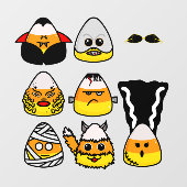 クラシックハリウッドモンスタースキャンディーコーン ウィンドウサイン (シート)