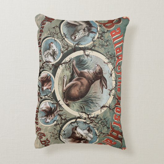 クラシックハレの失った アクセントクッション (裏面(縦))