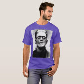 クラシックハロウィンモンスターポスターホラー映画 Tシャツ (正面フル)