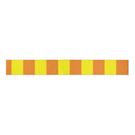 クラシックハロウィーンオレンジとイエローリボン グログランリボン