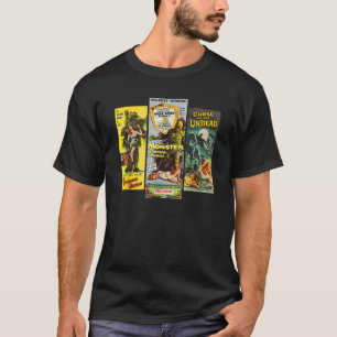 クラシックハロウィーンモンスターポスターホラー映画T Sh Tシャツ