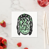 クラシックハロウィーン魔女 スタンダードカクテルナプキン (インサイチュ)