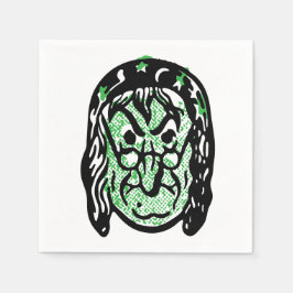 クラシックハロウィーン魔女 スタンダードカクテルナプキン