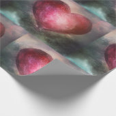 クラシックハートタイル張り紙 ラッピングペーパー (角)