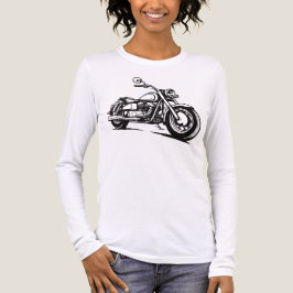 クラシックバイクのスケッチ トライブレンドTシャツ