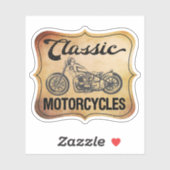 クラシックバイクのビンテージスタイル シール (シート)
