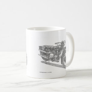クラシックバイクカレンダー(英国クラシック) コーヒーマグカップ