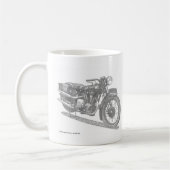クラシックバイクカレンダー(英国クラシック) コーヒーマグカップ (左)